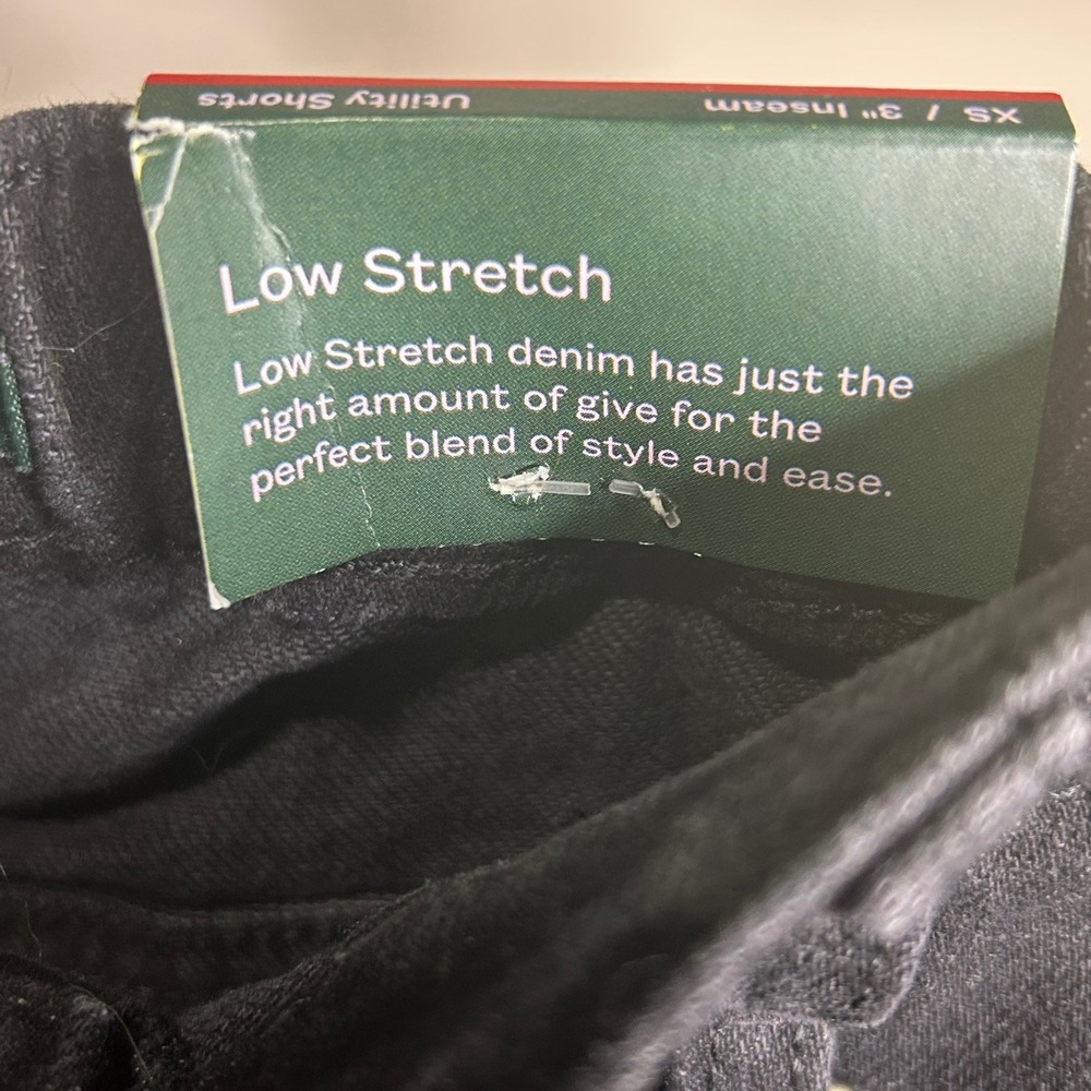 Wild‎ Fable Womens XS Mid-Rise Utility Shorts Black Wash Cargo 3in Inseam - Picture 4 of 7